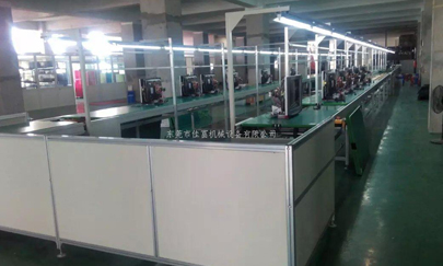流水线生产厂家简述涂装线的工艺流程管理问题